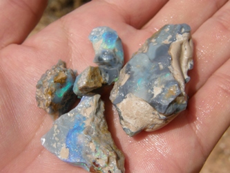 Black Opal Rough