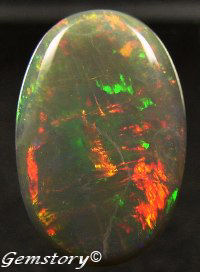 Black Opal after being frozen