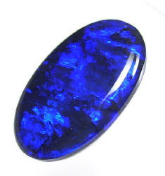 Black Opal after being heated