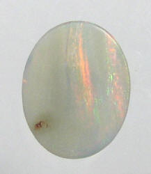 White Opal after being heated