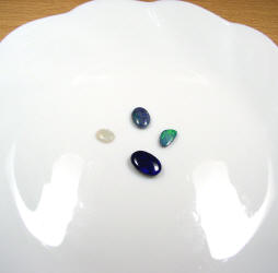 Heated opals