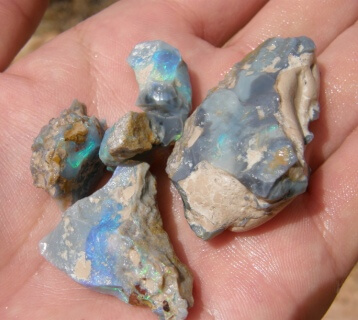 Black Opal Rough
